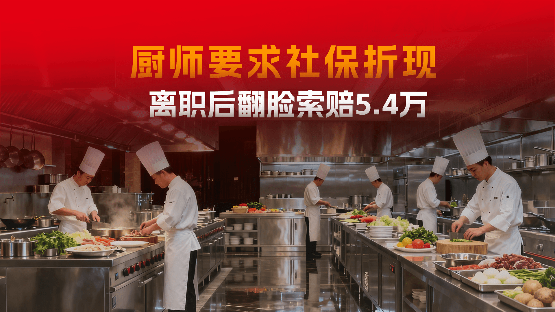 餐饮店老板吐槽：说好的社保折现，最后却被索赔5.4万!