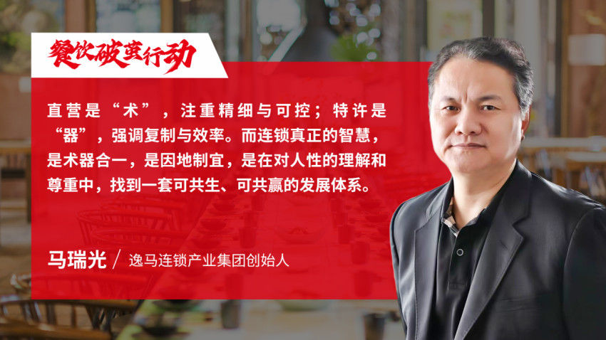 逸馬集團創始人馬瑞光：連鎖之道，不只是商業模式的選擇