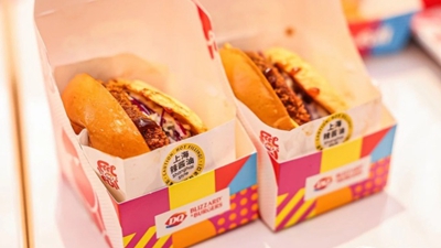 中国首家DQ汉堡店开业，同时供应热食和冰淇淋